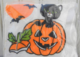Vintage American Greetings Halloween Pumpkin and Black Cat Napkins