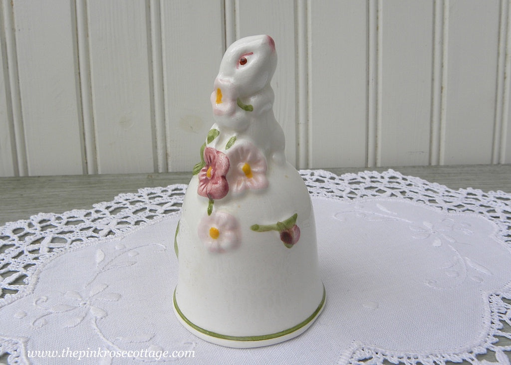 NIB Vintage Bunny Luv Easter Bell