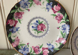 Vintage Paragon Blue and Pink Sweet Pea Teacup and Saucer