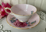 Vintage Paragon Cabbage Rose Pink Teacup Double Warranted