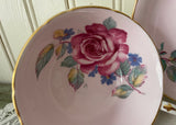 Vintage Paragon Cabbage Rose Pink Teacup Double Warranted