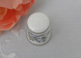 Vintage Royal Worcester Fine Bone China Blue Bird Thimble England