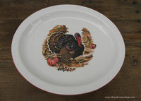 Homer Laughlin Oval Thanksgiving Turkey Platter