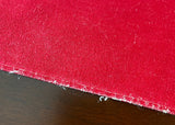 Vintage Wilendur Red Victoria Rose Tea Towel
