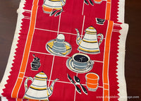 Vintage Breakfast Tea Towel Coffee Eggs Toast and More