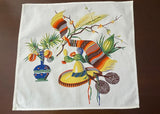 Vintage Wilendur Mexicali Napkins Sombrero Pottery Cactus