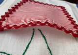 Unused Vintage Startex Embroidered Flower Pot Kitchen Tea Towel