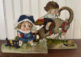 Antique Chloe Preston Googly Eyed Children Pop-Up Valentines Card Germany