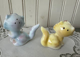 Vintage Norcrest PY Whimsical Cat Salt and Pepper Shakers - The Pink Rose Cottage 