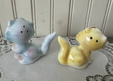 Vintage Norcrest PY Whimsical Cat Salt and Pepper Shakers - The Pink Rose Cottage 