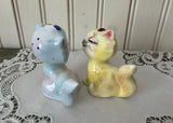 Vintage Norcrest PY Whimsical Cat Salt and Pepper Shakers - The Pink Rose Cottage 