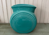HLC Fiesta Millennium II Disk Vase Turquoise - The Pink Rose Cottage 