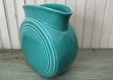 HLC Fiesta Millennium II Disk Vase Turquoise - The Pink Rose Cottage 