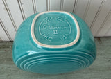 HLC Fiesta Millennium II Disk Vase Turquoise - The Pink Rose Cottage 