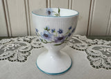 Vintage Shelley Blue Rock Egg Cup