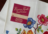NWT Broderie Roses Tulips Lily of the Valley Tea Towel