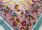 Vintage Pride of Flanders Tulips Daffodils Spring Flowers Tablecloth
