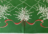 Vintage Bouquets of Lily of the Valley Tablecloth
