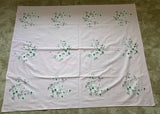 Vintage Wilendur Pink Dogwood Tablecloth