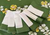 Vintage Leacock Dogwood Tablecloth and Napkins Set