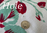 Vintage Bright Pink Roses with Jadite Leaves Tablecloth