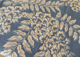 Vintage Callaway Blue and White Wisteria Tablecloth