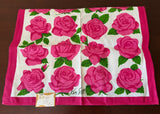 MWT Vintage Leacock Ken Scott Flower Garden Pink Roses - The Pink Rose Cottage 