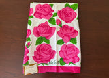 MWT Vintage Leacock Ken Scott Flower Garden Pink Roses - The Pink Rose Cottage 