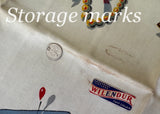 Unused Vintage Wilendur Momentos Keepsakes Tea Towel - The Pink Rose Cottage 