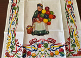 3 MWT GW Prismacolor Royal Doulton Figurine Tea Towels - The Pink Rose Cottage 