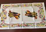 3 MWT GW Prismacolor Royal Doulton Figurine Tea Towels - The Pink Rose Cottage 
