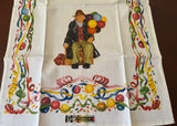 3 MWT GW Prismacolor Royal Doulton Figurine Tea Towels - The Pink Rose Cottage 