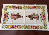 3 MWT GW Prismacolor Royal Doulton Figurine Tea Towels - The Pink Rose Cottage 