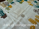 Vintage Martex Dry Me Dry Tea Towel Potted Plants - The Pink Rose Cottage 