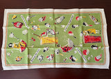 Vintage Leacock Linen Tea Towel Cocktails for Ladies and Gentlemen - The Pink Rose Cottage 