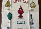 Vintage MWT Kay Dee Linen American Glass Kitchen Tea Towel