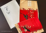 Unused Vintage Leacock Chippendale Tablecloth Napkin Set in Box