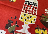 MWT Vintage Martex Dry-Me-Dry Italian Kitchen Tea Towel Rust Red - The Pink Rose Cottage 