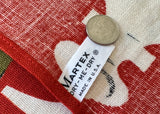 MWT Vintage Martex Dry-Me-Dry Italian Kitchen Tea Towel Rust Red - The Pink Rose Cottage 