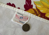 Vintage Wilendur Autumn Leaves with Acorns Tablecloth 12 Squares