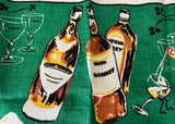 Vintage Irish Coffee Recipe Tea Towel Anthropomorphic Elsie the Cow - The Pink Rose Cottage 