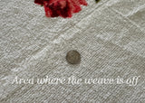 Vintage Wilendure Pink Roses Terrycloth Tablecloth