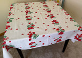 Vintage Wilendur Strawberry Tablecloth and Napkins