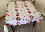 Vintage Wilendur Strawberry Tablecloth and Napkins