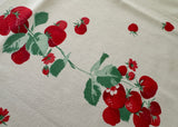 Vintage Wilendur Strawberry Tablecloth and Napkins