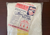 Unused Vintage Ad Premium Rinso Cannon Yellow Striped Towel