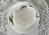 Vintage Shelley White Lily of the Valley Teacup and Saucer