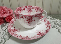 Vintage Shelley Dainty Pink Teacup and Saucer