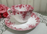 Vintage Shelley Dainty Pink Teacup and Saucer