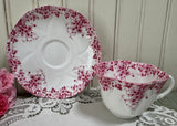 Vintage Shelley Dainty Pink Teacup and Saucer